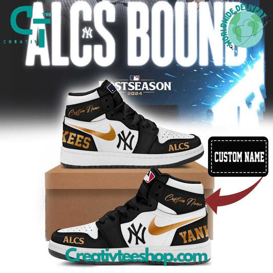 Ideafootwear New York Yankees AJ1 High Sneakers Shoes For Men And Women 6