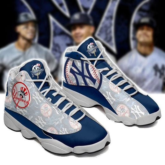 Ideafootwear New York Yankees AJ13 Sneakers Shoes For Men And Women 5