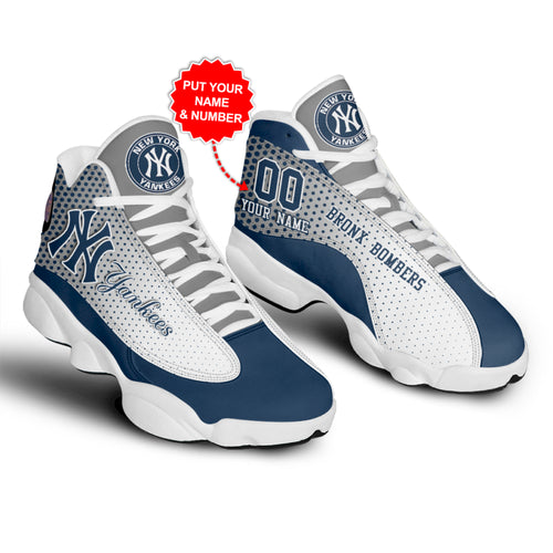 Ideafootwear New York Yankees AJ13 Sneakers Shoes For Men And Women 2