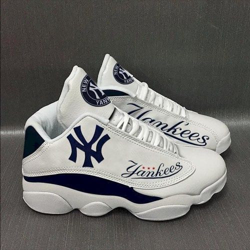 Ideafootwear New York Yankees AJ13 Sneakers Shoes For Men And Women 7