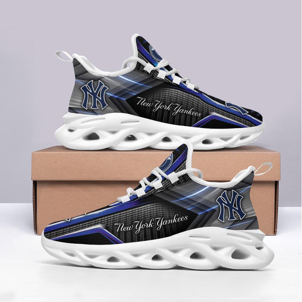 Ideafootwear New York Yankees Max Soul Shoes Sneakers For Men And Women 4