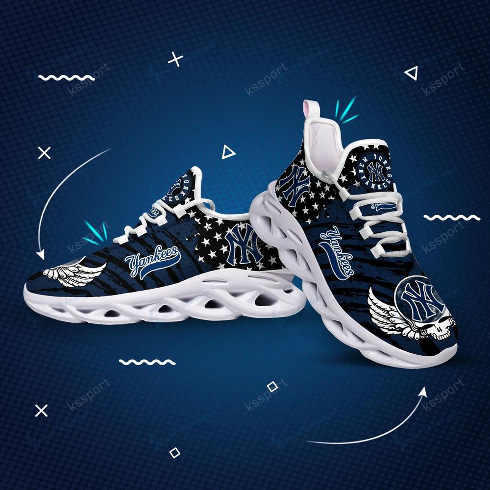Ideafootwear New York Yankees Max Soul Shoes Sneakers For Men And Women 21