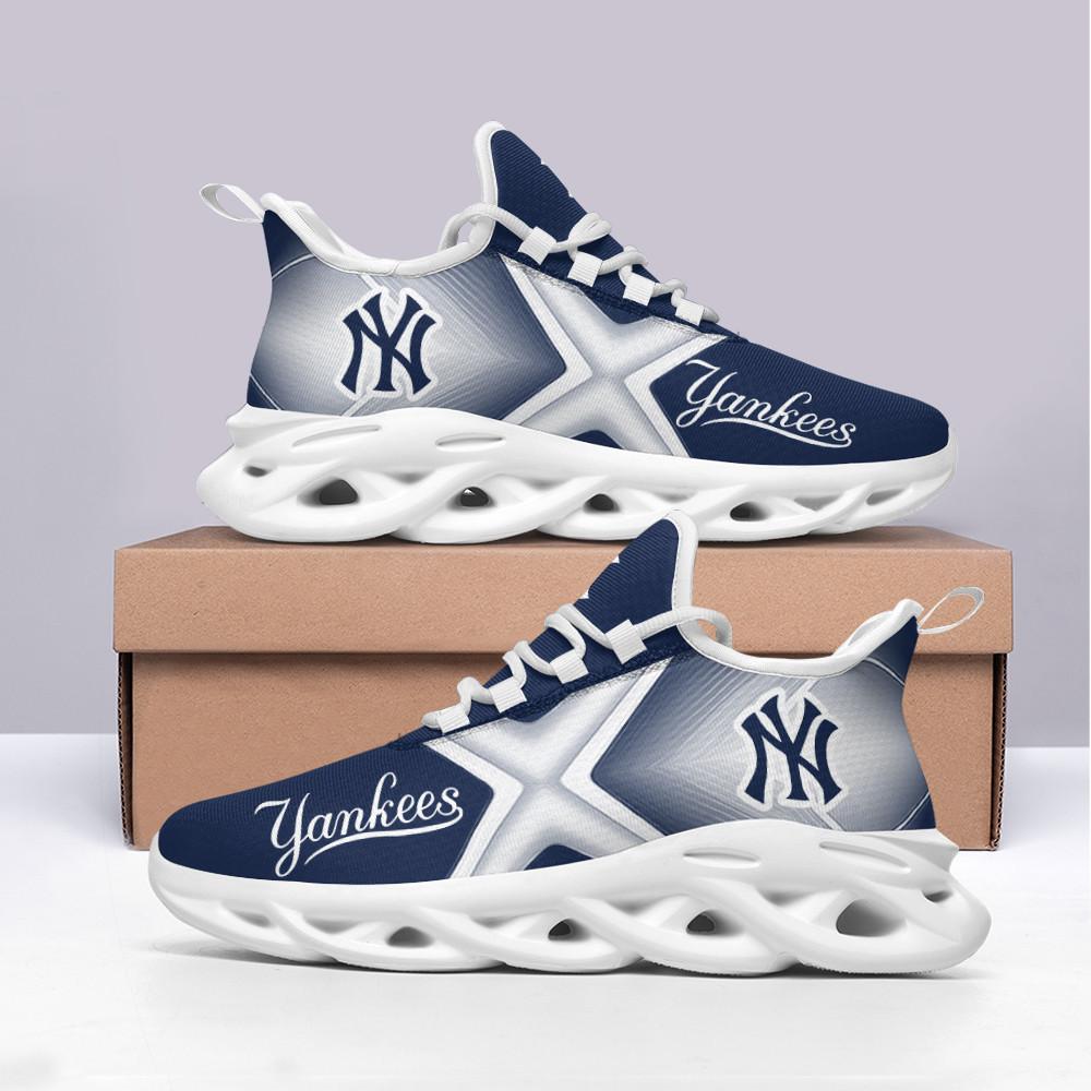 Ideafootwear New York Yankees Max Soul Shoes Sneakers For Men And Women 15