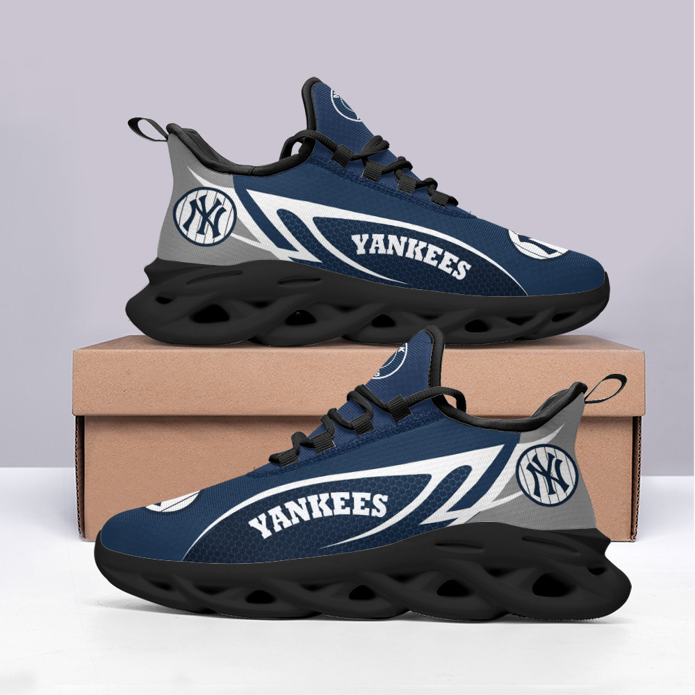 Ideafootwear New York Yankees Max Soul Shoes Sneakers For Men And Women 2