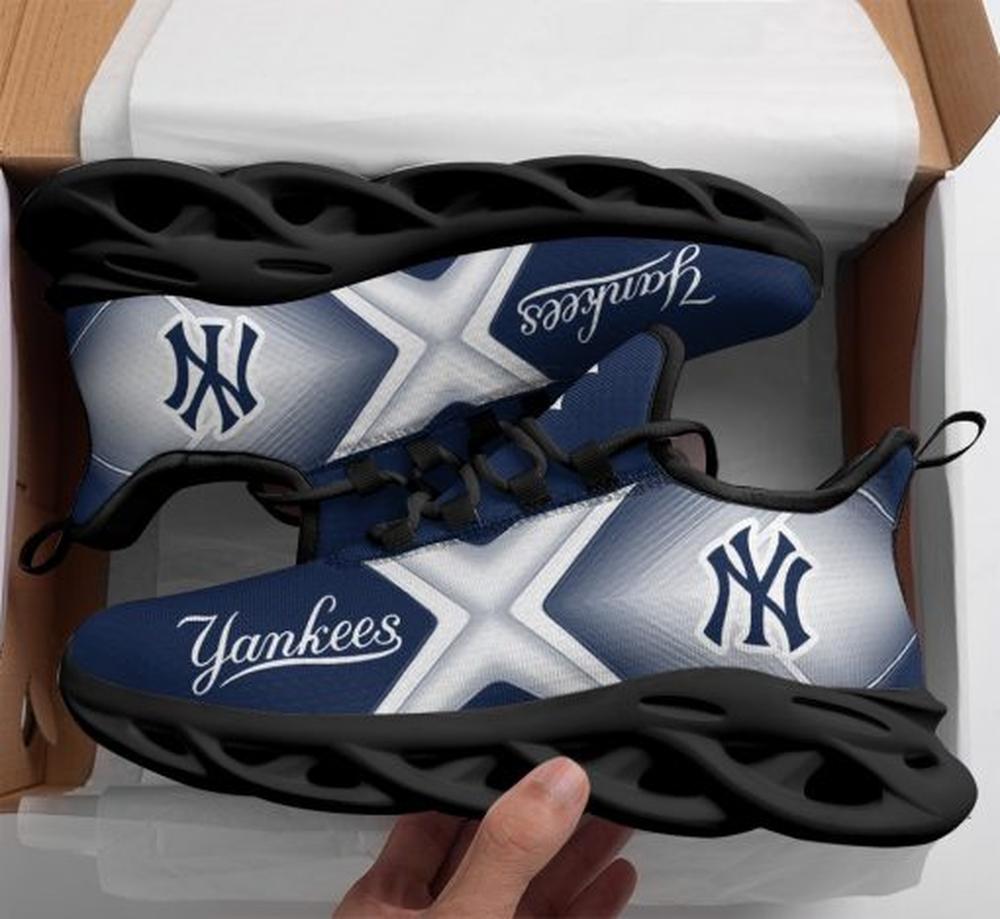 Ideafootwear New York Yankees Max Soul Shoes Sneakers For Men And Women 15