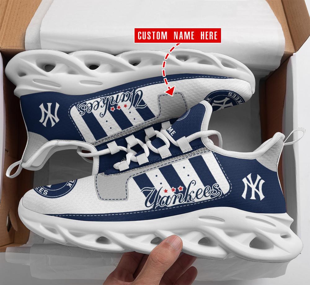 Ideafootwear New York Yankees Max Soul Shoes Sneakers For Men And Women 26