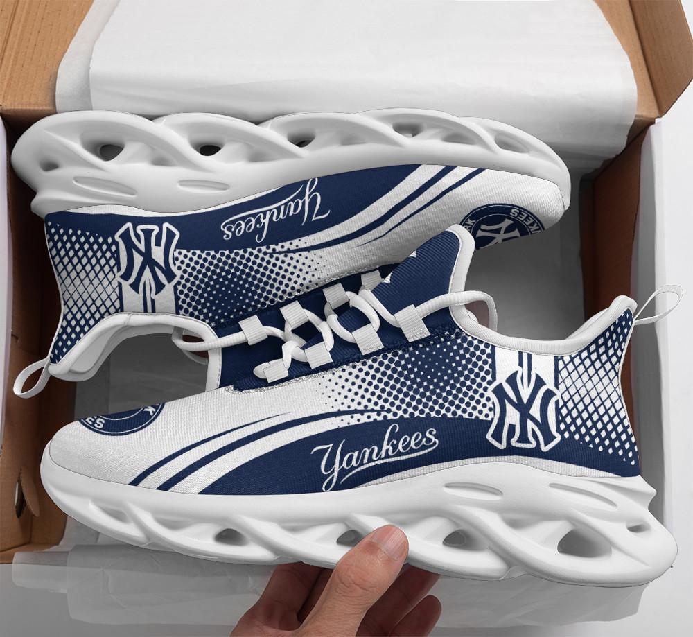 Ideafootwear New York Yankees Max Soul Shoes Sneakers For Men And Women 36