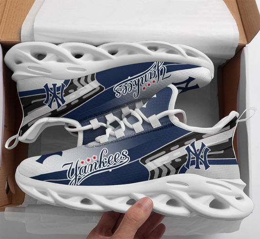 Ideafootwear New York Yankees Max Soul Shoes Sneakers For Men And Women 35