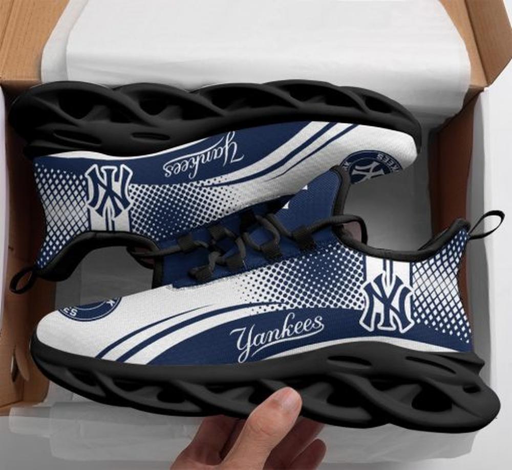 Ideafootwear New York Yankees Max Soul Shoes Sneakers For Men And Women 36