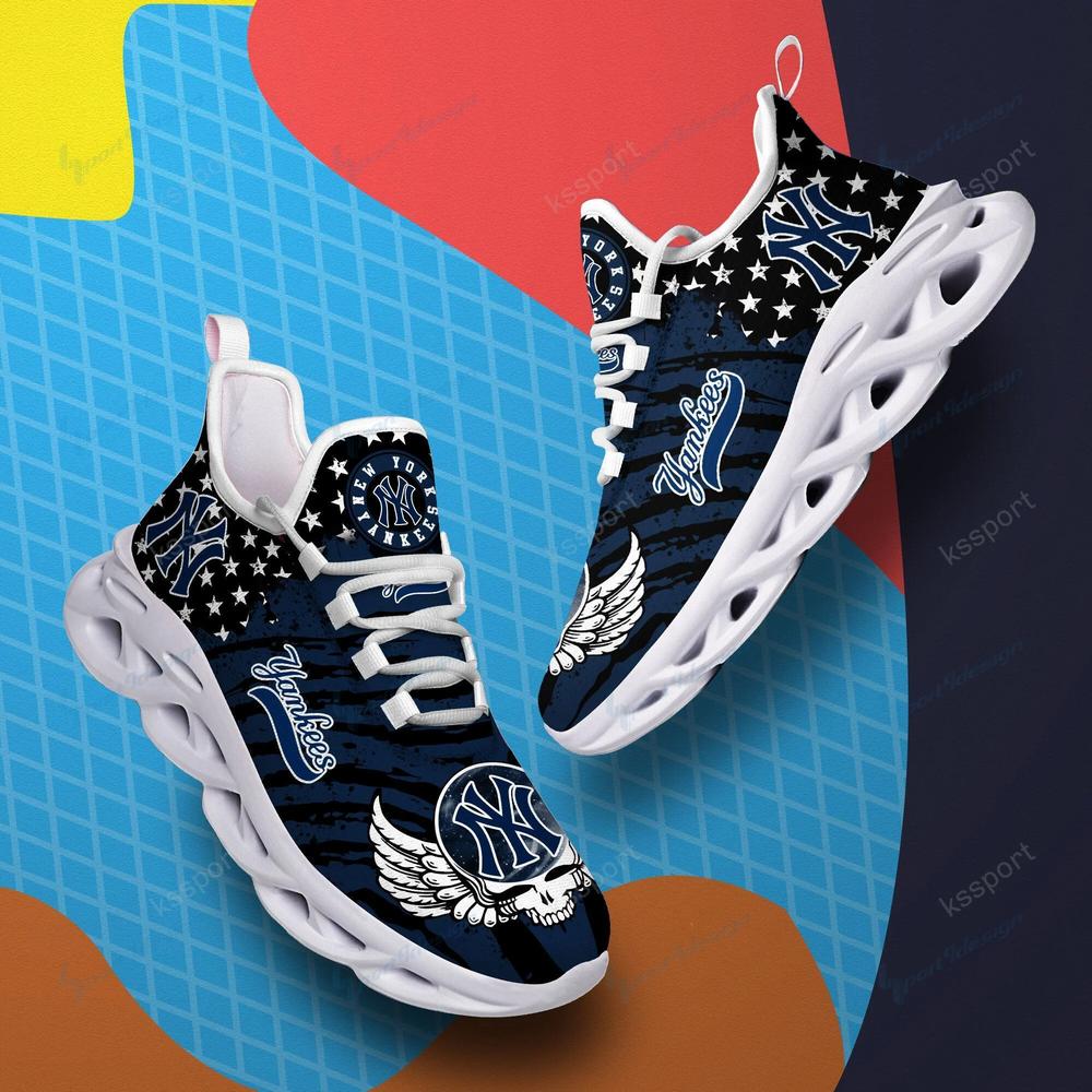 Ideafootwear New York Yankees Max Soul Shoes Sneakers For Men And Women 21