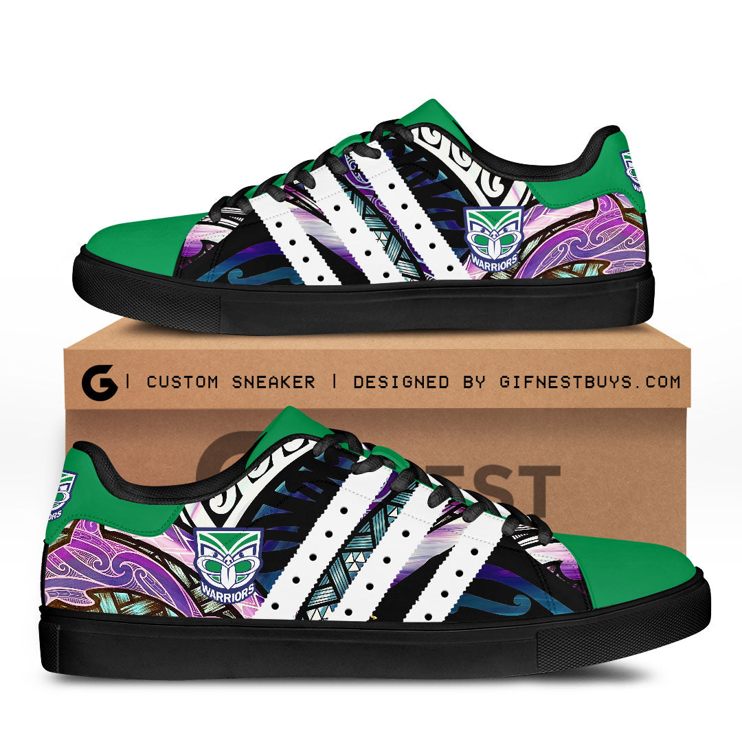 Ideafootwear New Zealand Warriors Skate Stan Shoes Sneakes For Men And Women 2