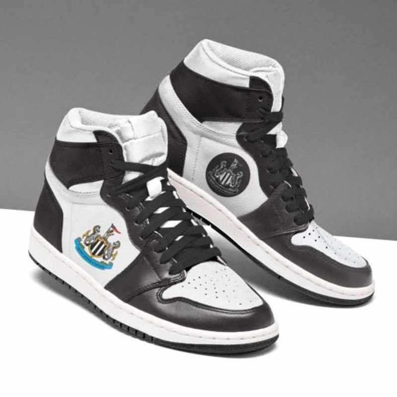Ideafootwear Newcastle United FC EPL AJ1 High Sneakers Shoes For Men And Women 1