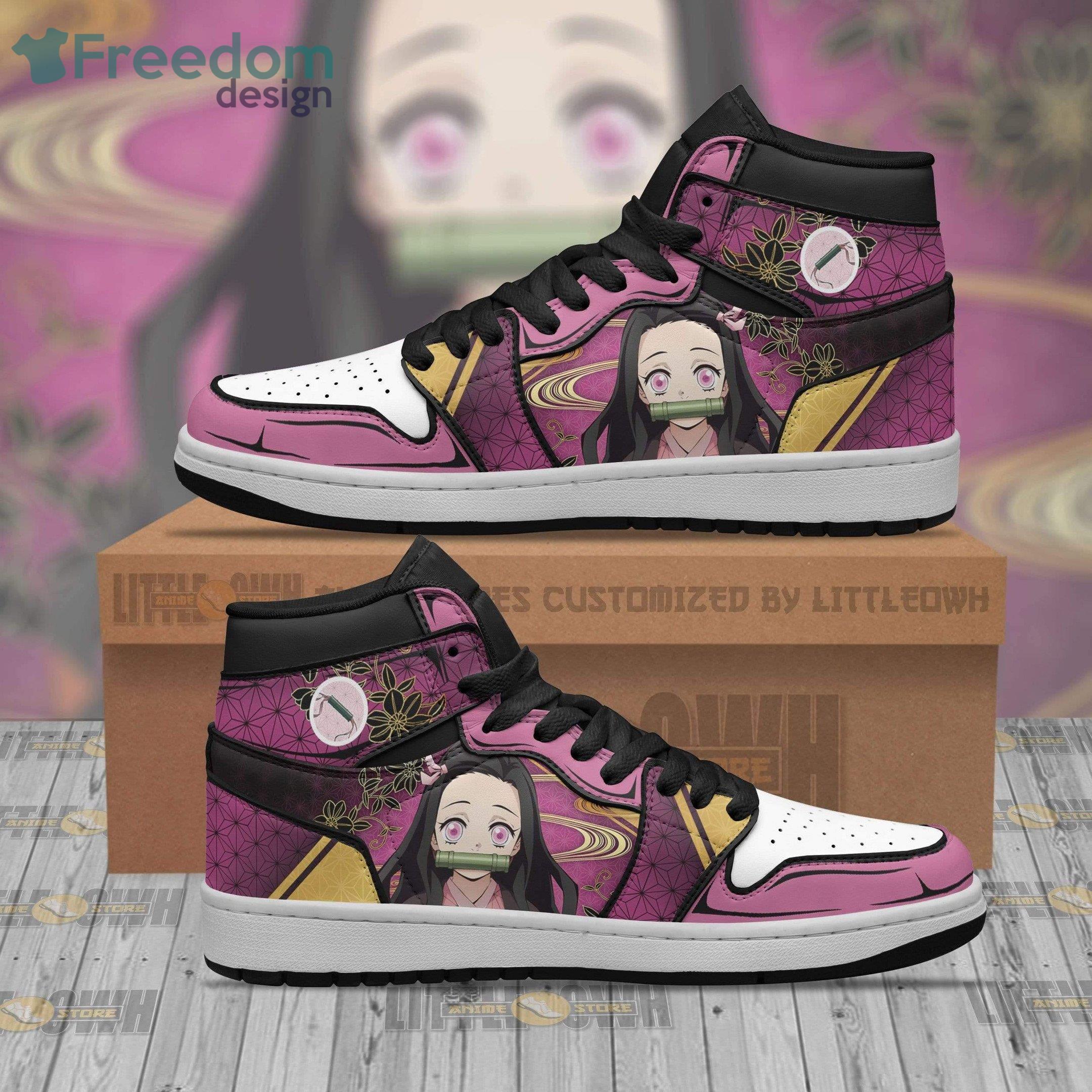 Ideafootwear Nezuko AJ1 High Sneakers Shoes For Men And Women 1