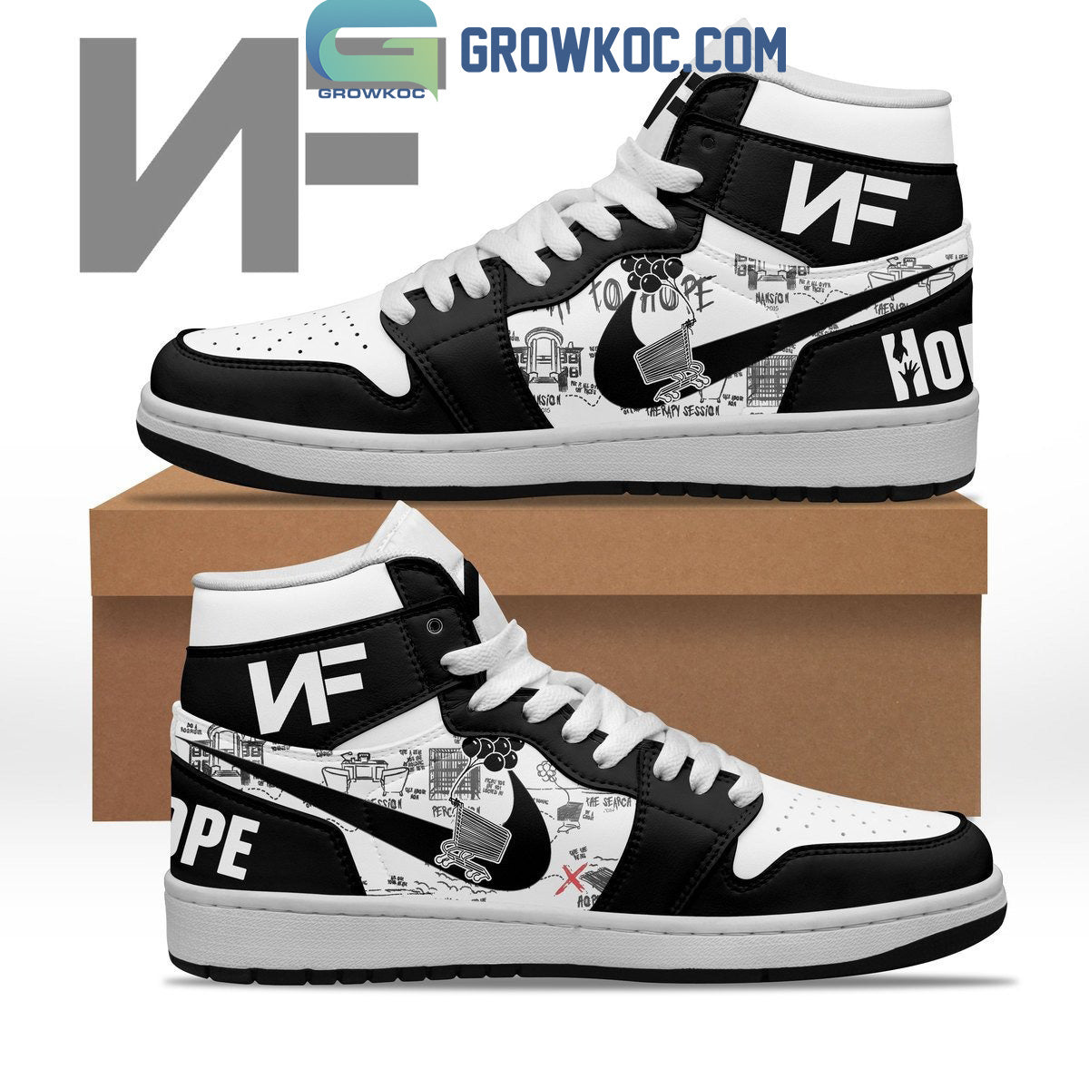 Ideafootwear NF AJ1 High Sneakers Shoes For Men And Women 9