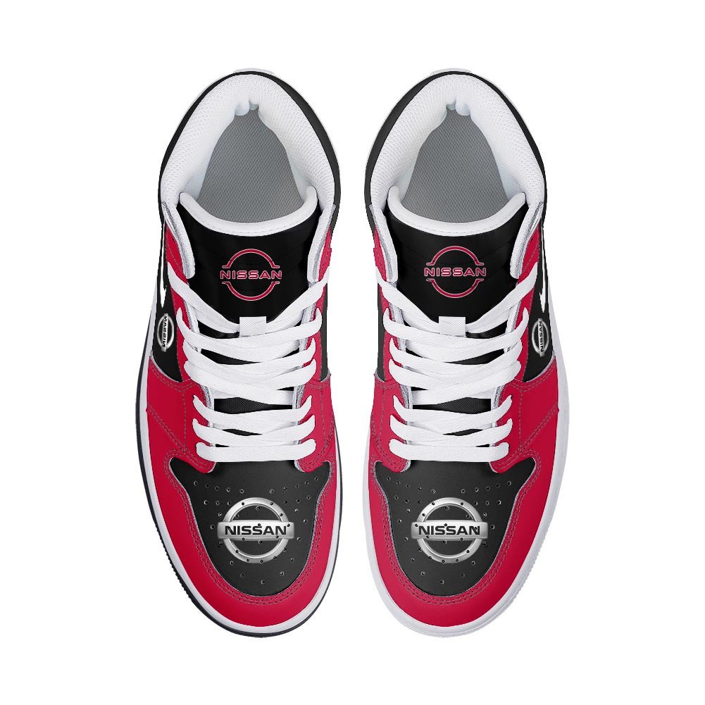 Ideafootwear Nissan AJ1 High Sneakers Shoes For Men And Women 2