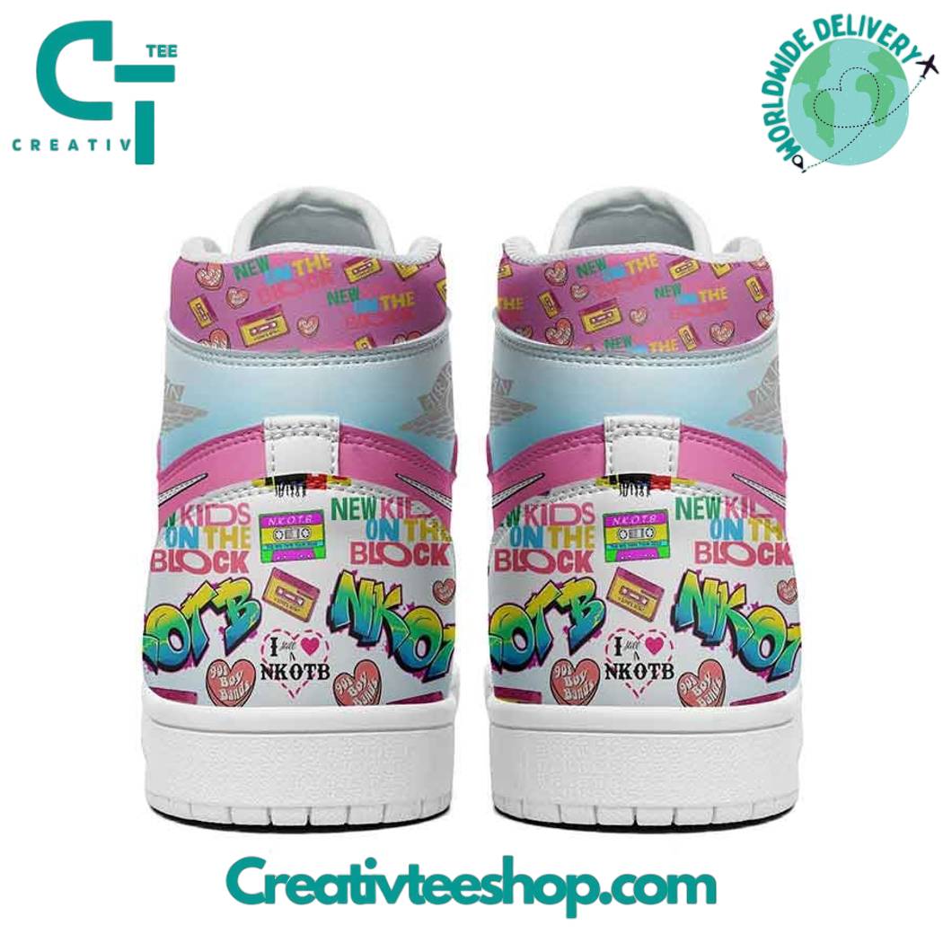 Ideafootwear NKOTB Band AJ1 High Sneakers Shoes For Men And Women 1