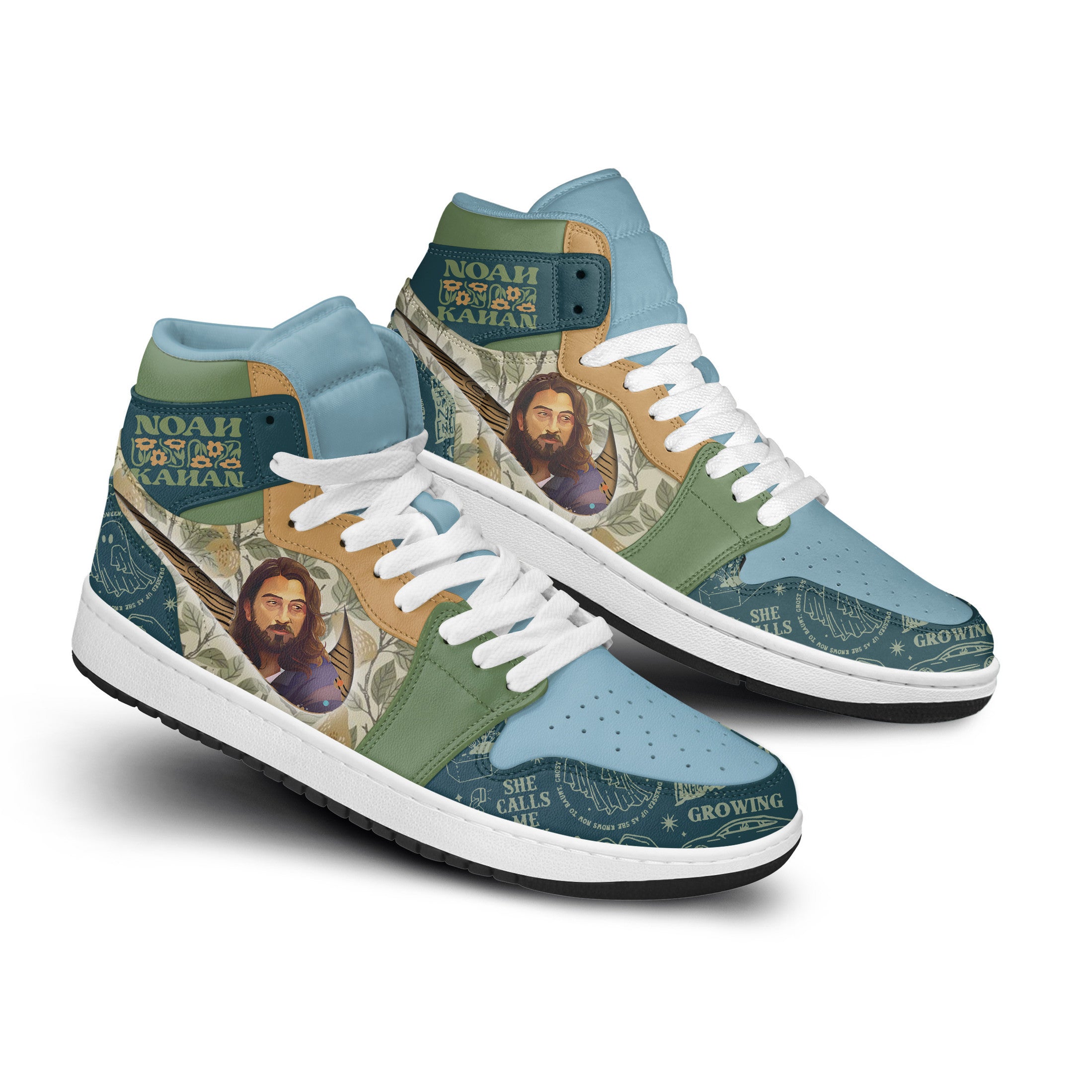 Ideafootwear Noah Kahan AJ1 High Sneakers Shoes For Men And Women 1