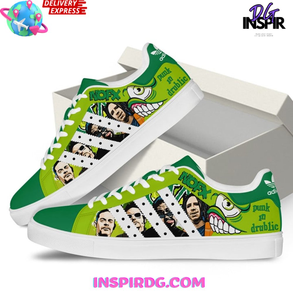 Ideafootwear NOFX Skate Stan Shoes Sneakes For Men And Women 1