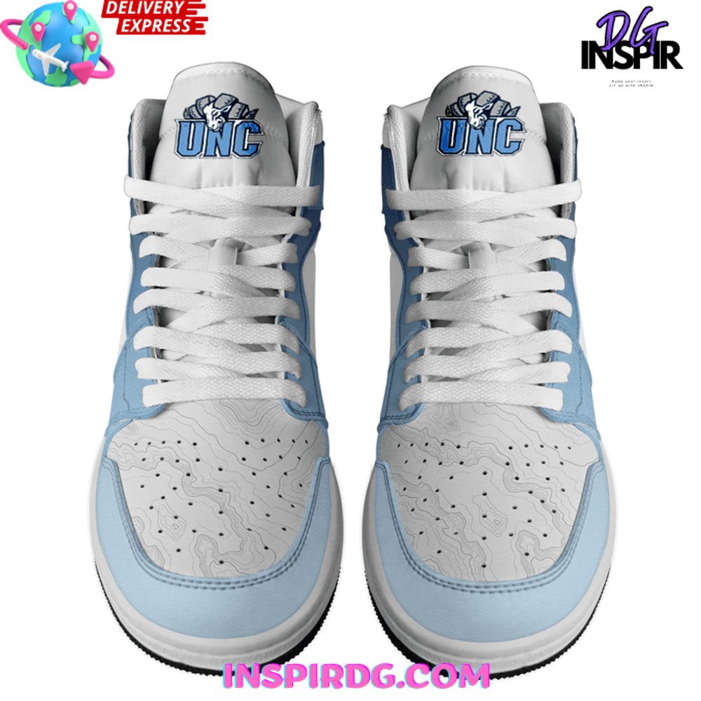 Ideafootwear North Carolina Tar Heels AJ1 High Sneakers Shoes For Men And Women 3