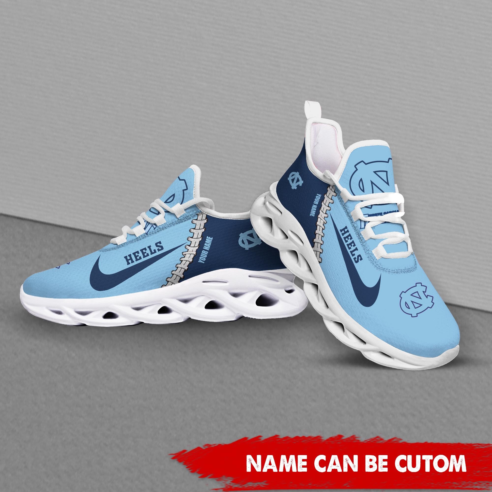 Ideafootwear North Carolina Tar Heels Max Soul Shoes Sneakers For Men And Women 2