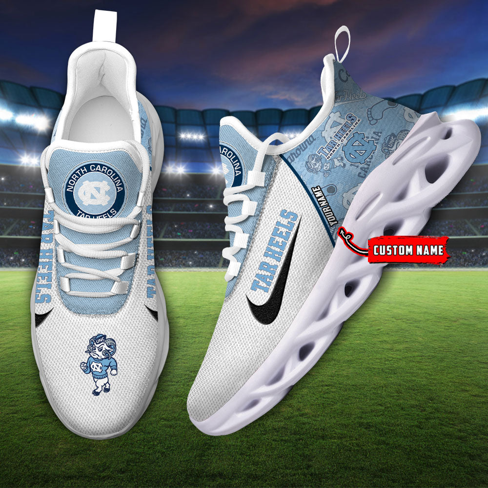 Ideafootwear North Carolina Tar Heels Max Soul Shoes Sneakers For Men And Women 1