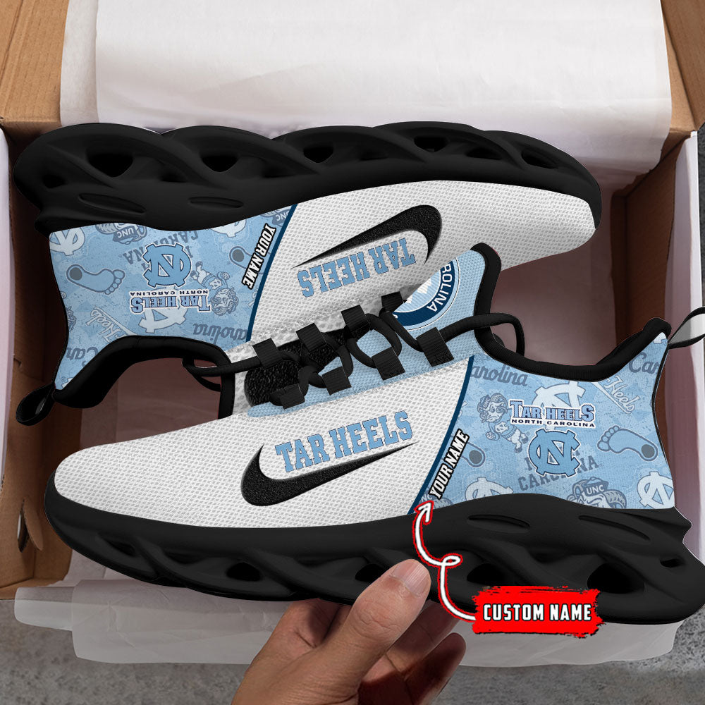 Ideafootwear North Carolina Tar Heels Max Soul Shoes Sneakers For Men And Women 1