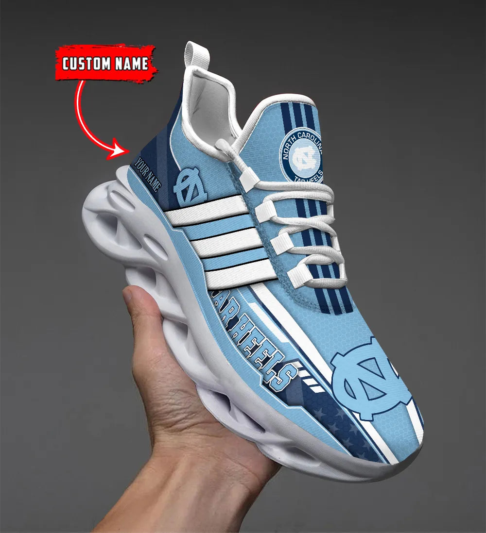 Ideafootwear North Carolina Tar Heels Max Soul Shoes Sneakers For Men And Women 3