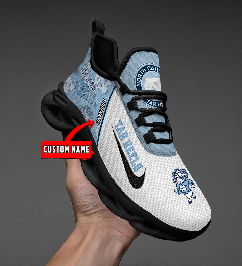 Ideafootwear North Carolina Tar Heels Max Soul Shoes Sneakers For Men And Women 1