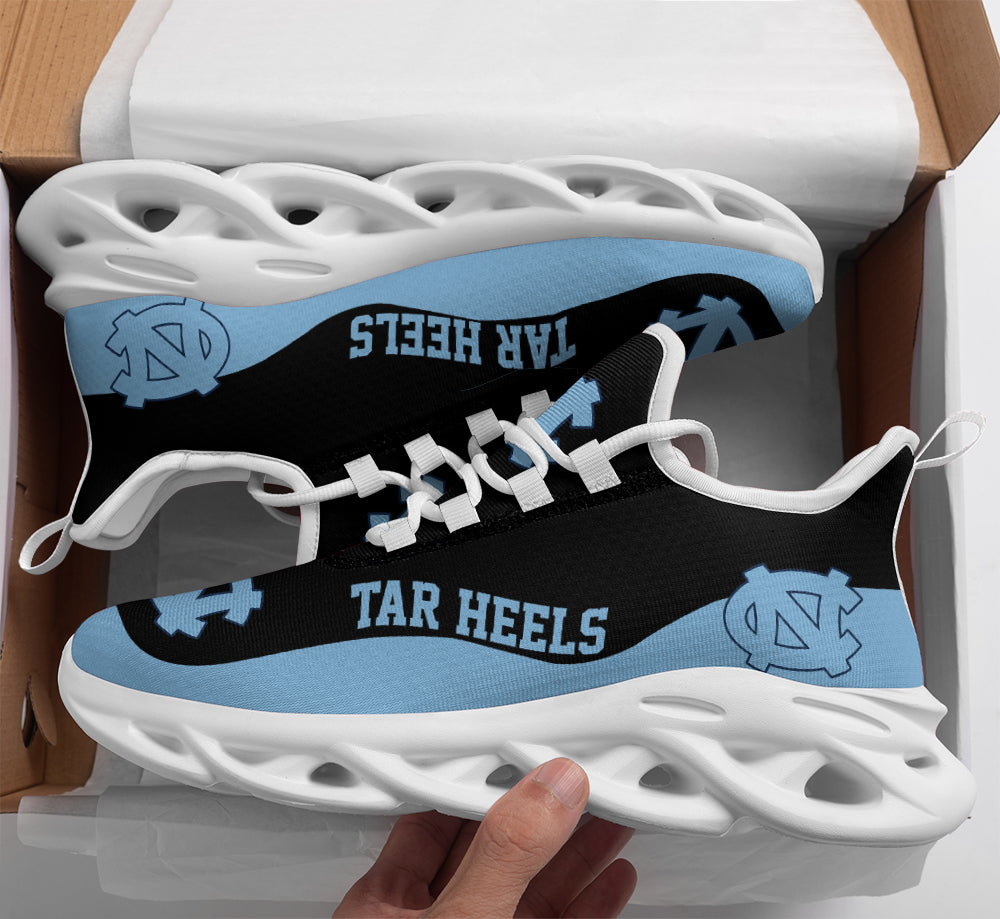Ideafootwear North Carolina Tar Heels Max Soul Shoes Sneakers For Men And Women 4