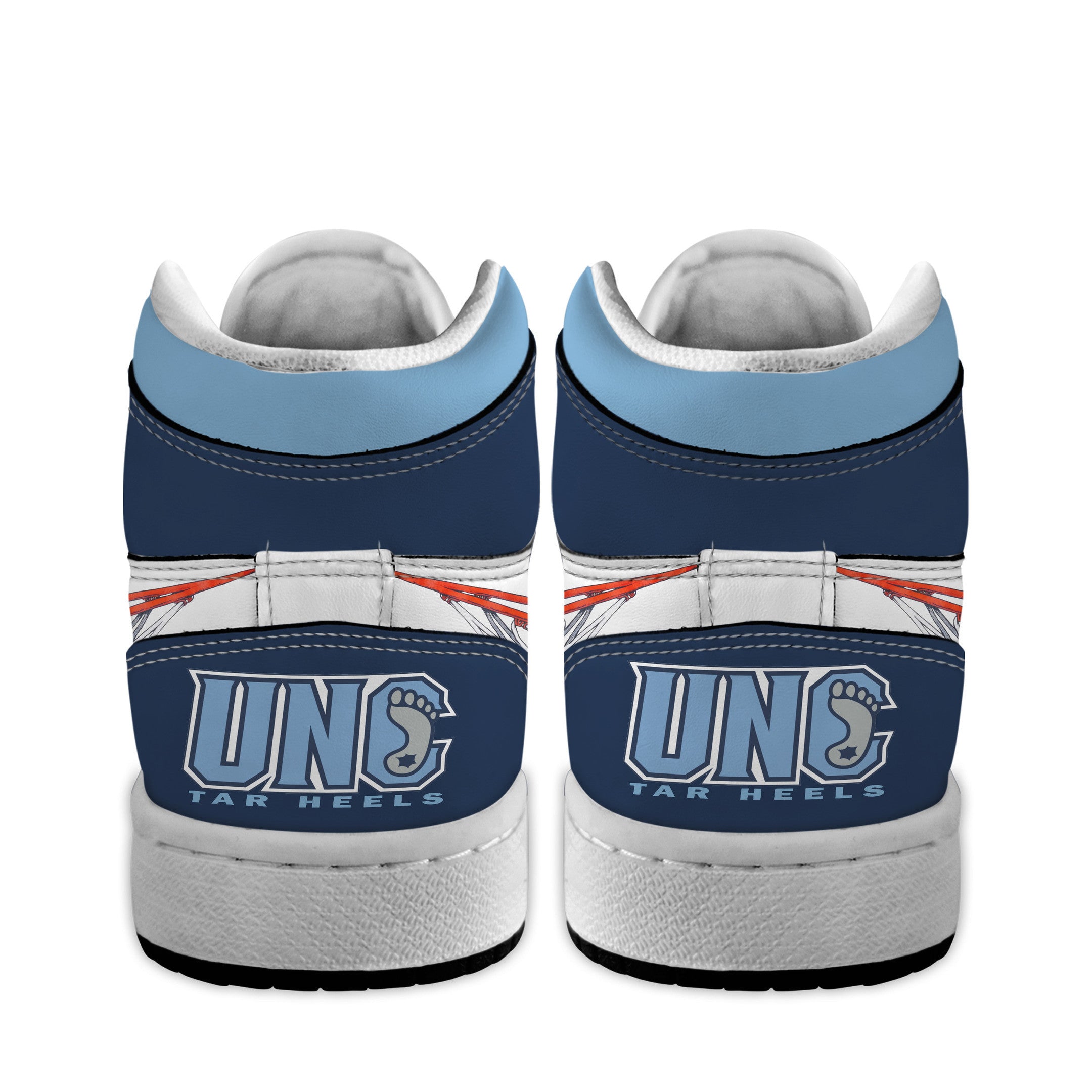 Ideafootwear North Carolina Tar Heels AJ1 High Sneakers Shoes For Men And Women 5