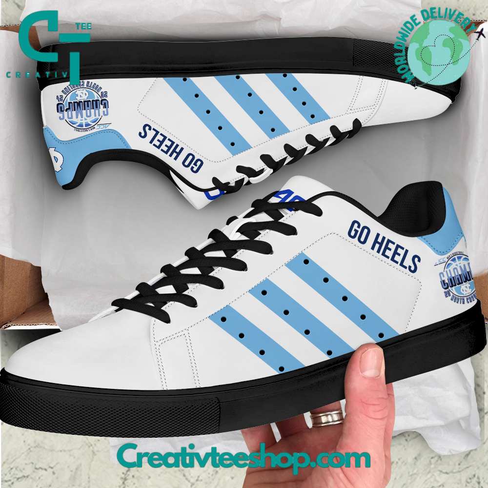 Ideafootwear North Carolina Tar Heels Skate Stan Shoes Sneakes For Men And Women 1