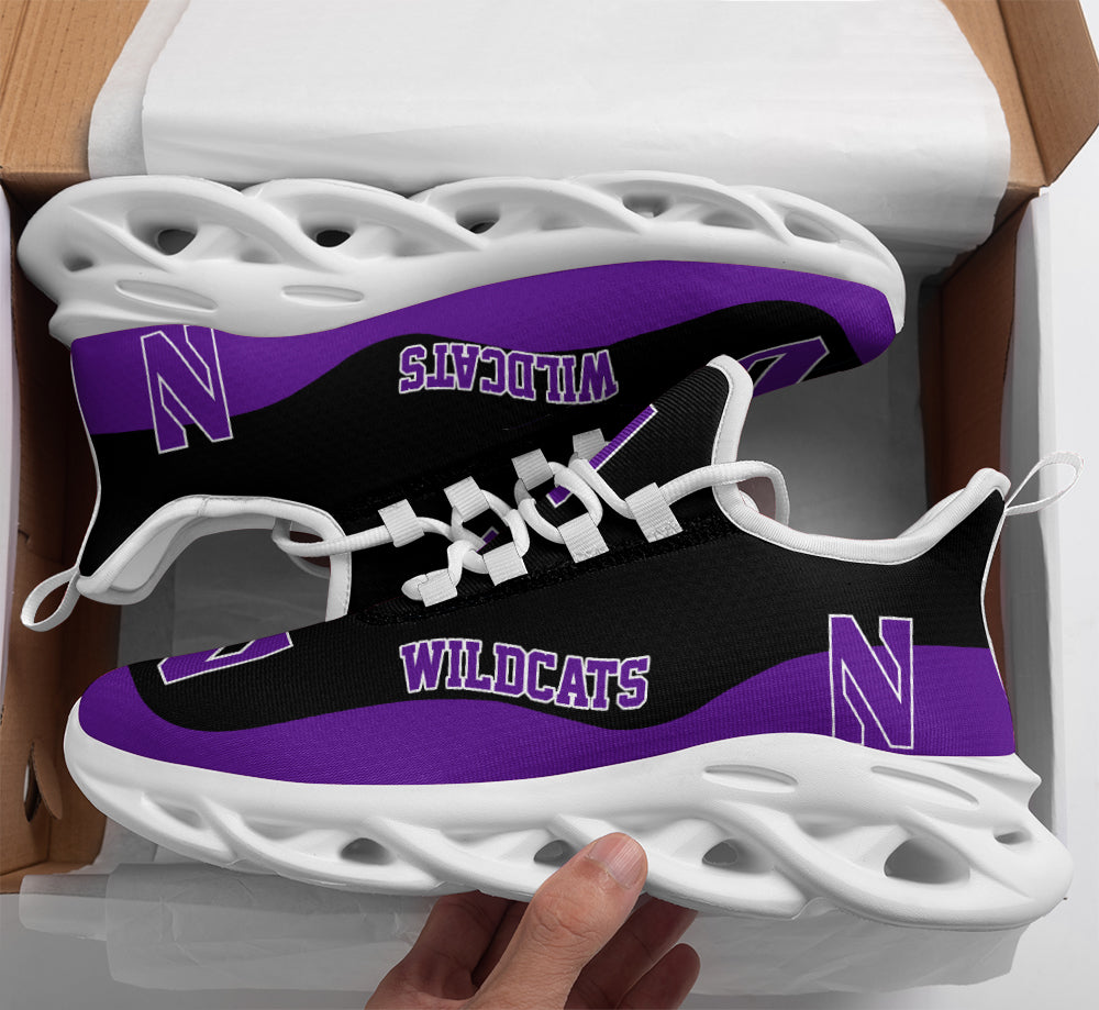 Ideafootwear Northwestern Wildcats Max Soul Shoes Sneakers For Men And Women 2