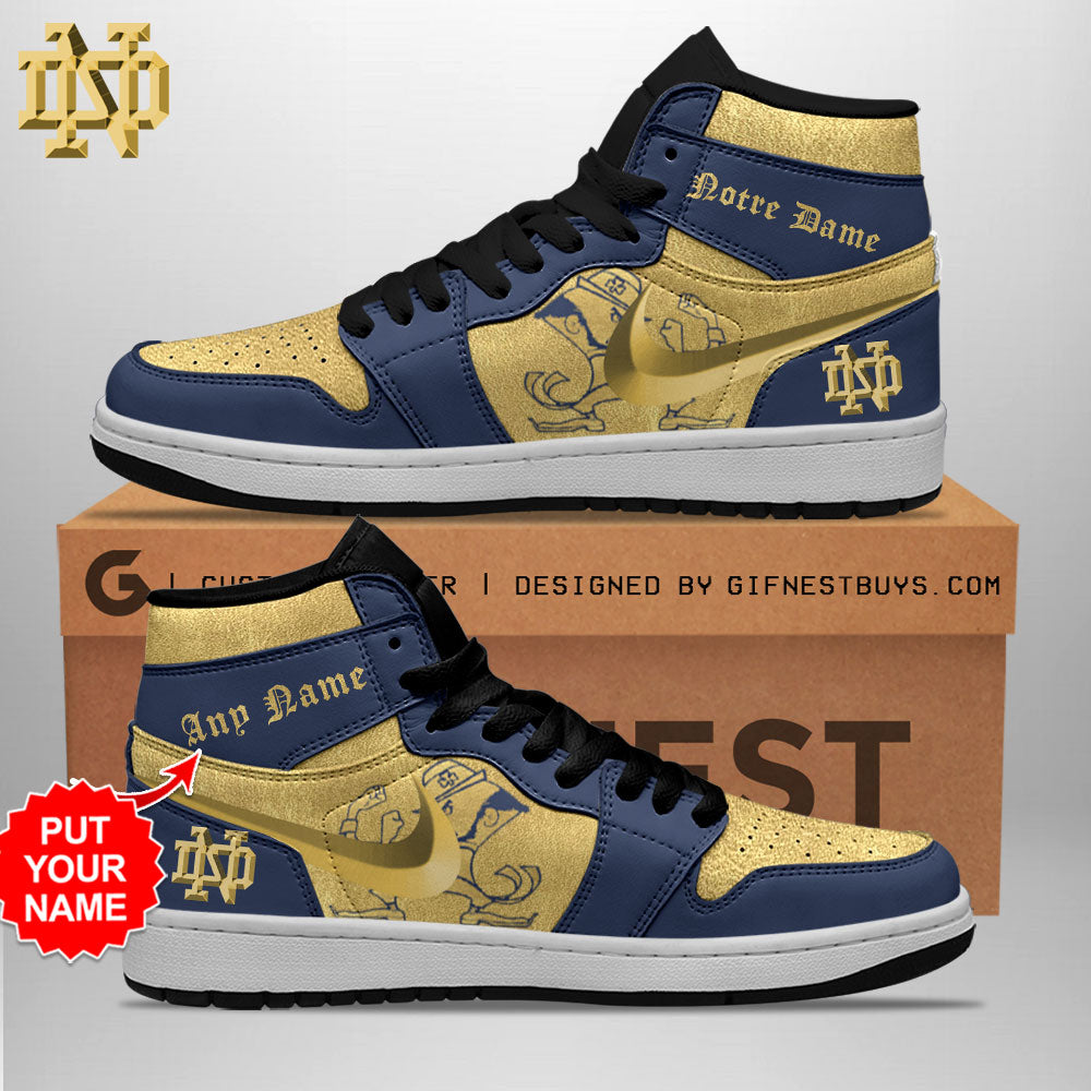 Ideafootwear Notre Dame Fighting Irish AJ1 High Sneakers Shoes For Men And Women 1