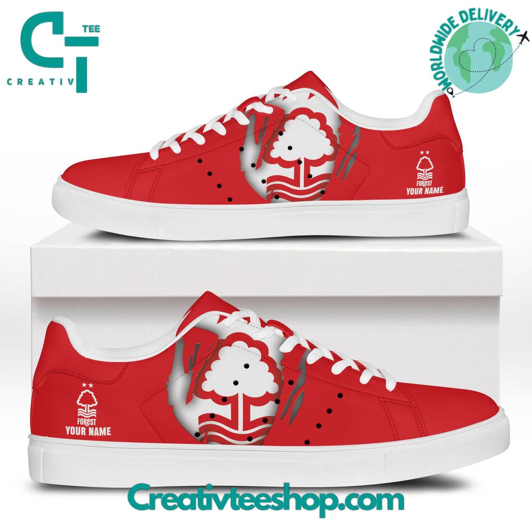 Ideafootwear Nottingham Forest  Skate Stan Shoes Sneakes For Men And Women 1