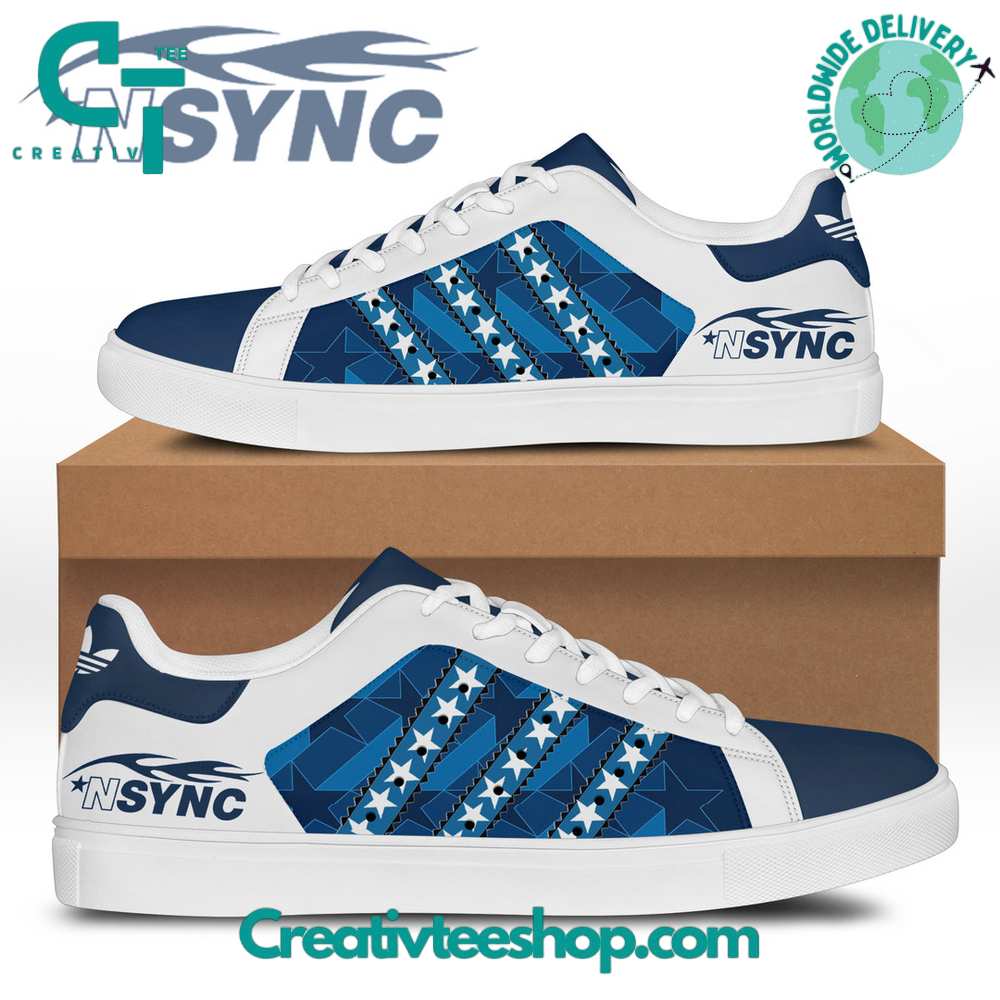 Ideafootwear NSYNC Band  Skate Stan Shoes Sneakes For Men And Women 1