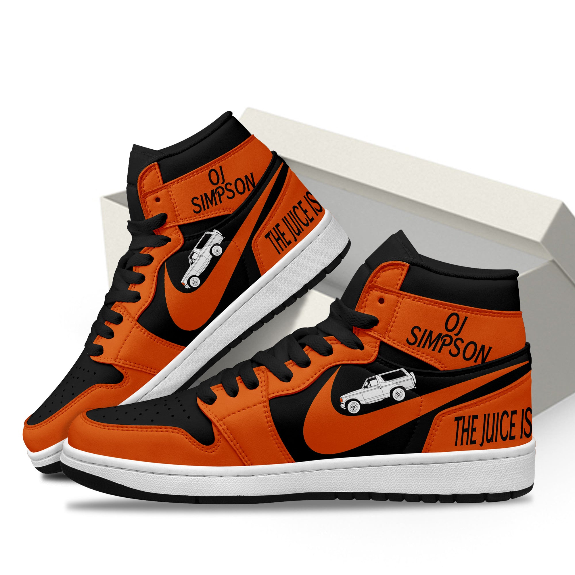 Ideafootwear O. J. Simpson AJ1 High Sneakers Shoes For Men And Women 1