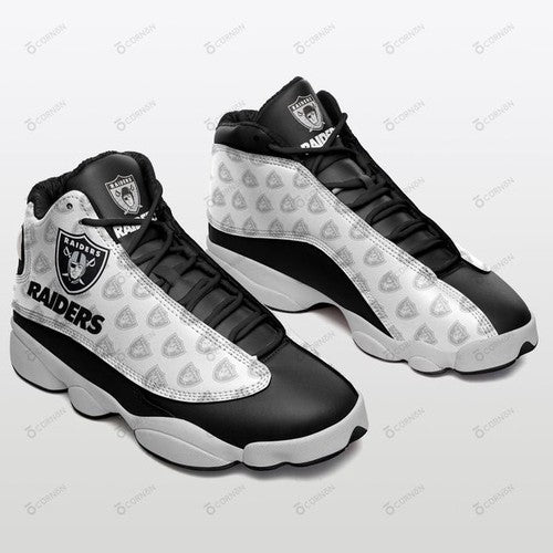 Ideafootwear Oakland Raiders AJ13 Sneakers Shoes For Men And Women 5