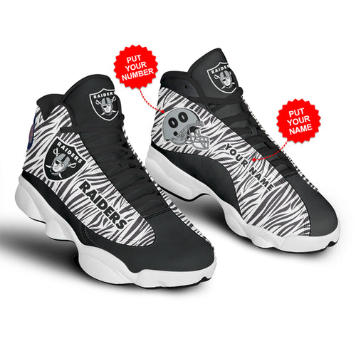 Ideafootwear Oakland Raiders AJ13 Sneakers Shoes For Men And Women 1