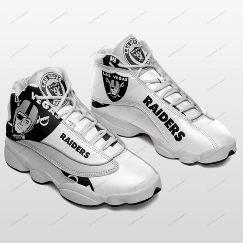 Ideafootwear Oakland Raiders AJ13 Sneakers Shoes For Men And Women 4