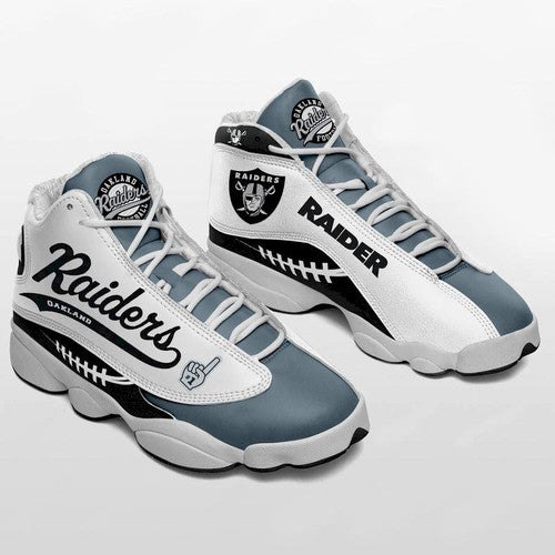 Ideafootwear Oakland Raiders AJ13 Sneakers Shoes For Men And Women 6