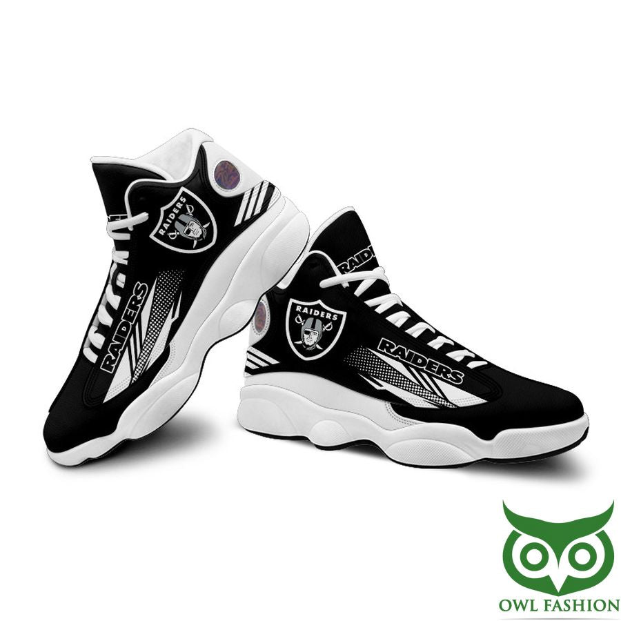 Ideafootwear Oakland Raiders AJ13 Sneakers Shoes For Men And Women 9
