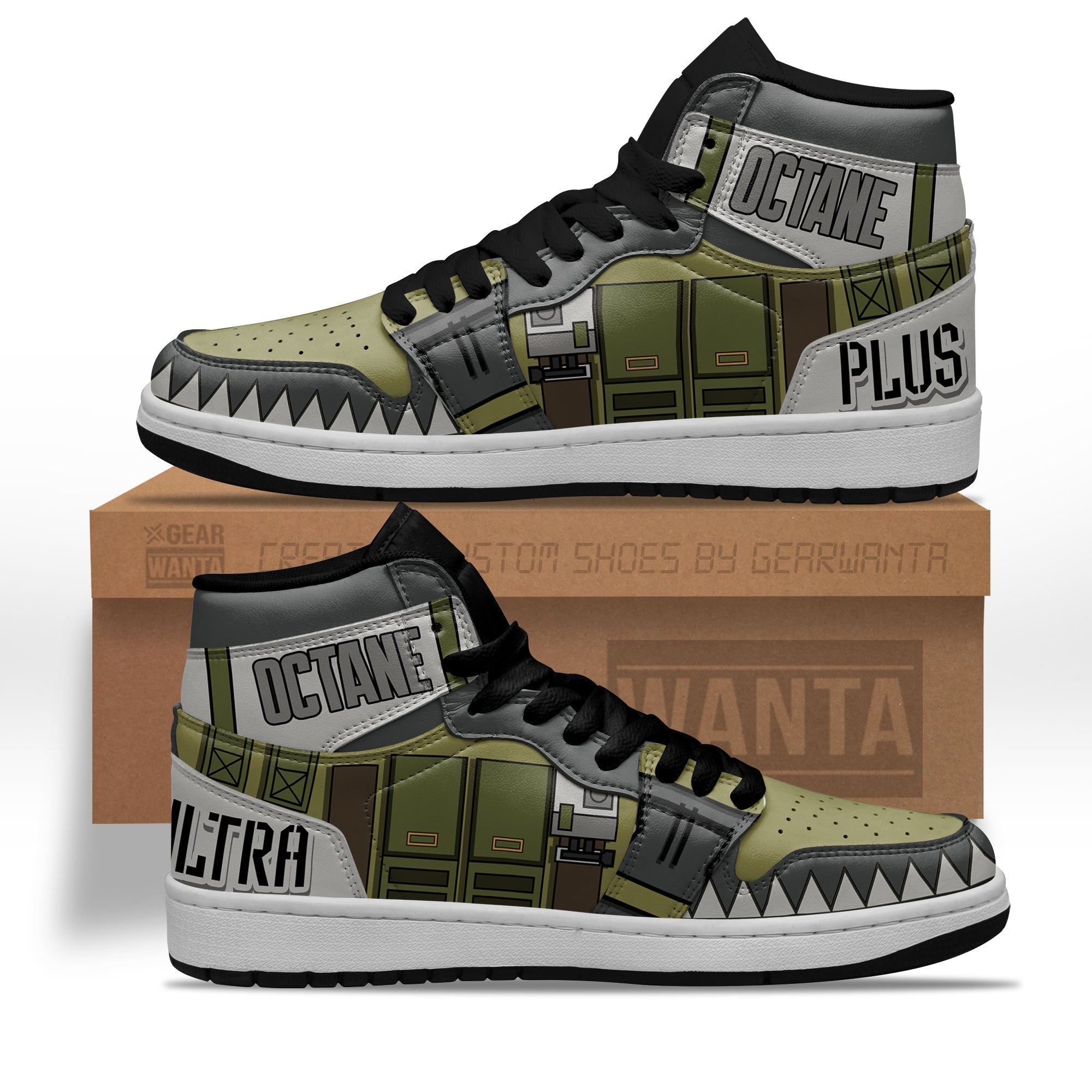 Ideafootwear Octane Apex AJ1 High Sneakers Shoes For Men And Women 2