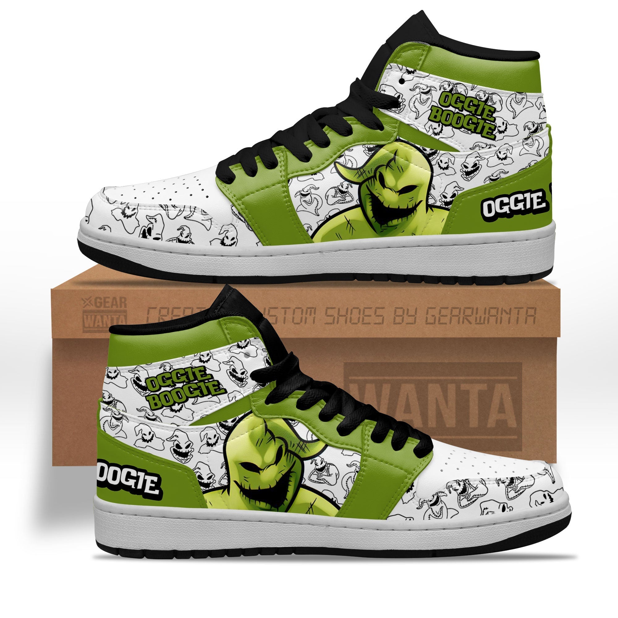 Ideafootwear Oggie Boogie AJ1 High Sneakers Shoes For Men And Women 1