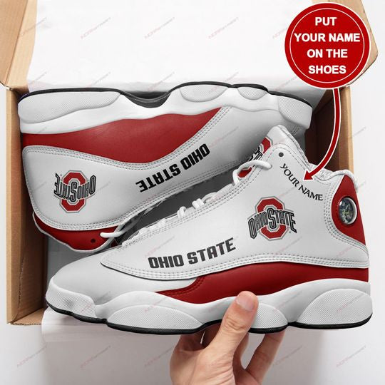Ideafootwear Ohio State Buckeyes AJ13 Sneakers Shoes For Men And Women 4
