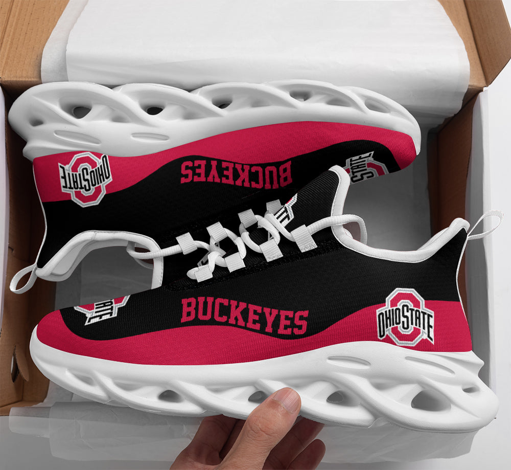 Ideafootwear Ohio State Buckeyes Max Soul Shoes Sneakers For Men And Women 7