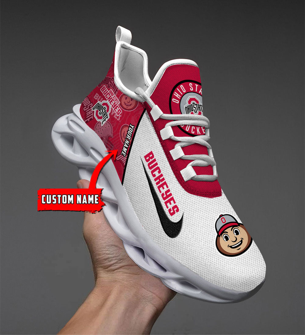 Ideafootwear Ohio State Buckeyes Max Soul Shoes Sneakers For Men And Women 2