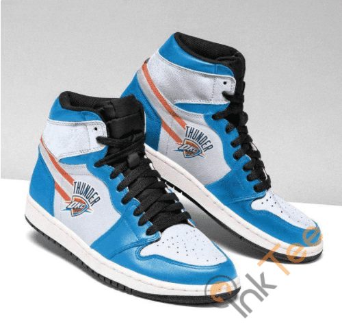 Ideafootwear Oklahoma City Thunder NBA AJ1 High Sneakers Shoes For Men And Women 4