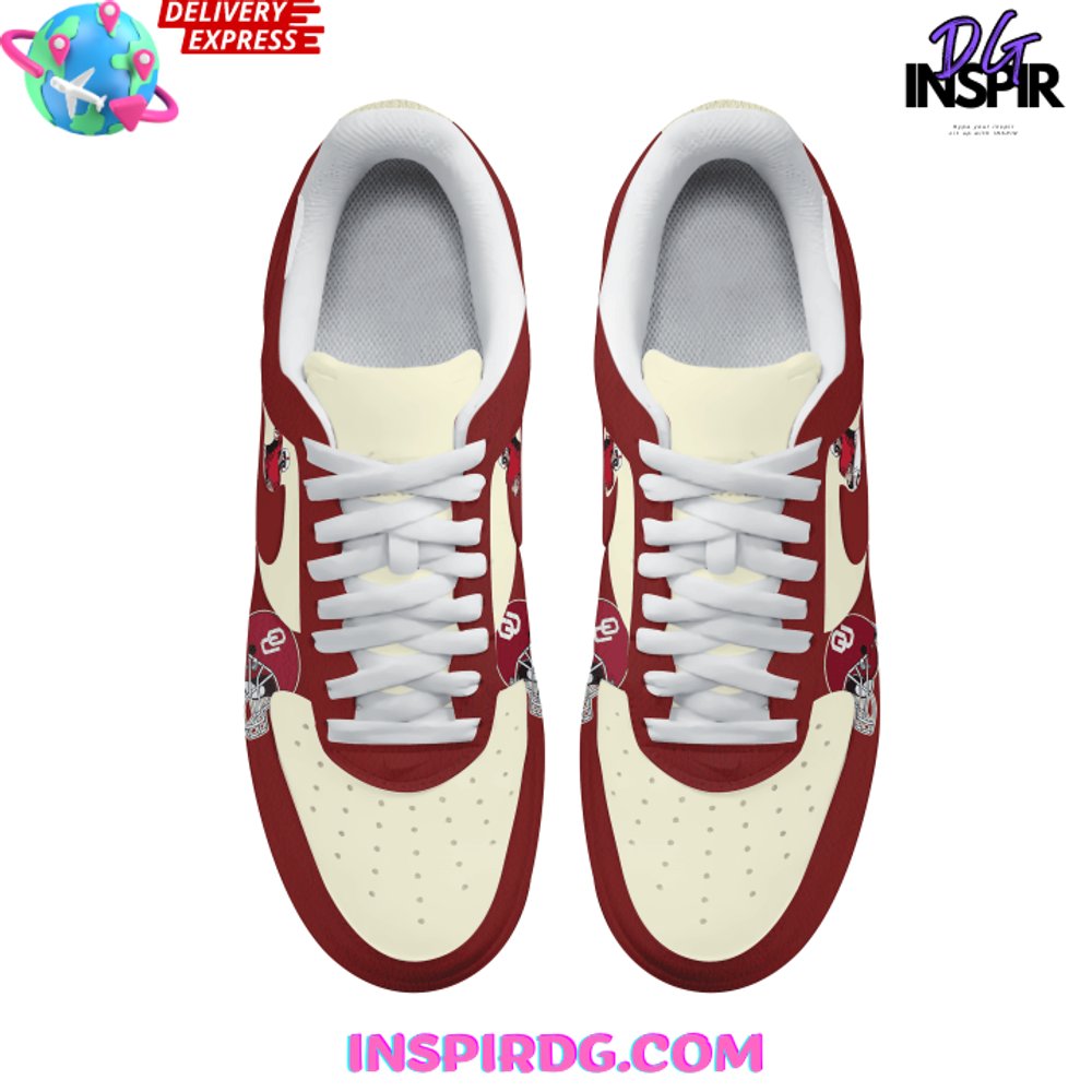 Ideafootwear Oklahoma Sooners Air Low-Top Sneakers Shoes For Men And Women 11