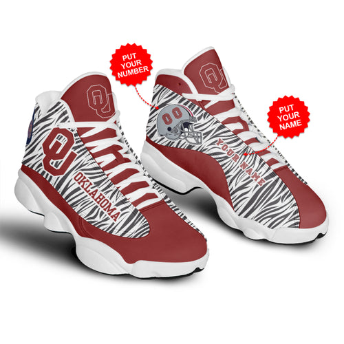 Ideafootwear Oklahoma Sooners AJ13 Sneakers Shoes For Men And Women 5