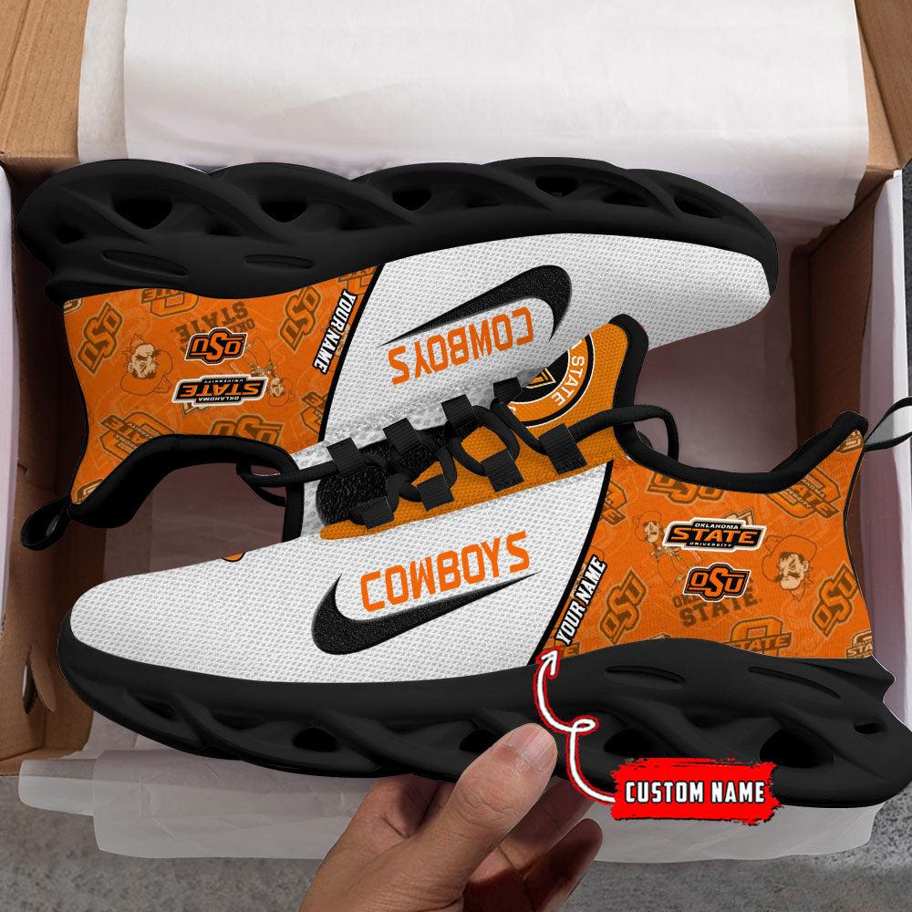 Ideafootwear Oklahoma State Cowboys Max Soul Shoes Sneakers For Men And Women 1